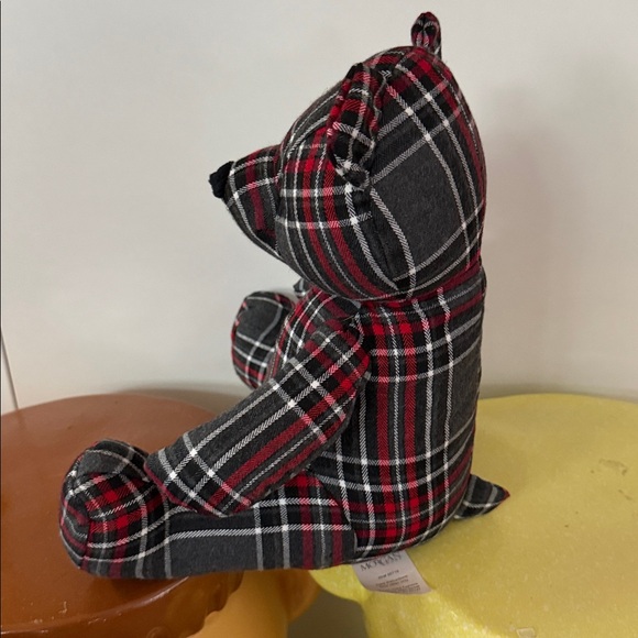 Morgan Home Plaid Door Stopper Bear - Picture 2 of 6